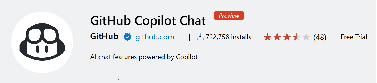 GitHub Copilot Chat extension